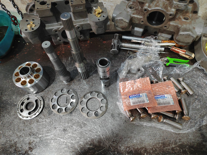 小松PC200-8液压泵泄压动作慢没力维修(图3) IMG_20220514_145401.jpg